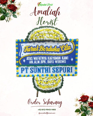 Papan Bunga Duka di Deli Tua